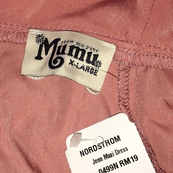 Show Me Your Mumu Jenn Maxi Dress Gown Blush Mauve - Picture 7 of 11